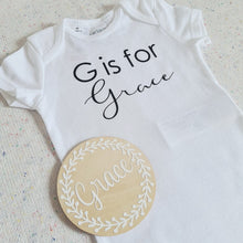 Load image into Gallery viewer, Personalised Alphabet Onesie