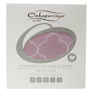Onkaparinga Organic Cotton Blanket - Pink