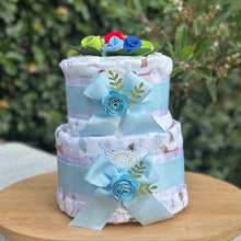 Load image into Gallery viewer, 2 Tier Puppy Love Nappy Cake