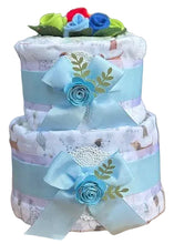 Load image into Gallery viewer, 2 Tier Puppy Love Nappy Cake