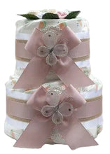 Load image into Gallery viewer, 2 Tier Organic Nappy Cake