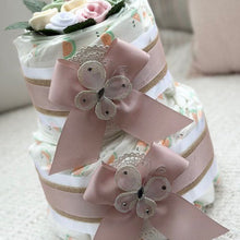 Load image into Gallery viewer, 2 Tier Organic Nappy Cake