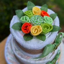 Load image into Gallery viewer, 3 Tier Silver Nappy Cake
