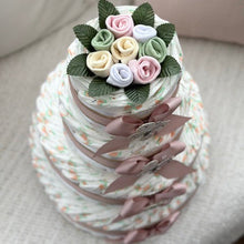 Load image into Gallery viewer, 4 Tier Organic Nappy Cake