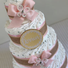 Load image into Gallery viewer, 4 Tier Organic Nappy Cake