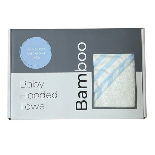 Bamboo Hooded Towel - Blue