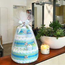 Load image into Gallery viewer, 3 Tier Silver Nappy Cake