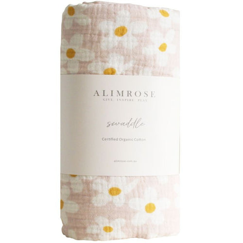 Alimrose Organic Muslin Wrap - Daisy