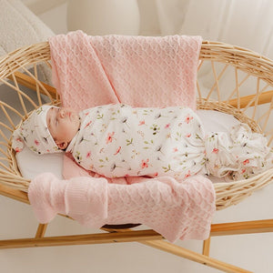 Flowers Organic Cotton Wrap