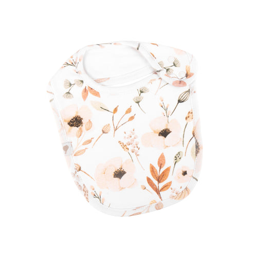 Boho Floral Organic Cotton Bib