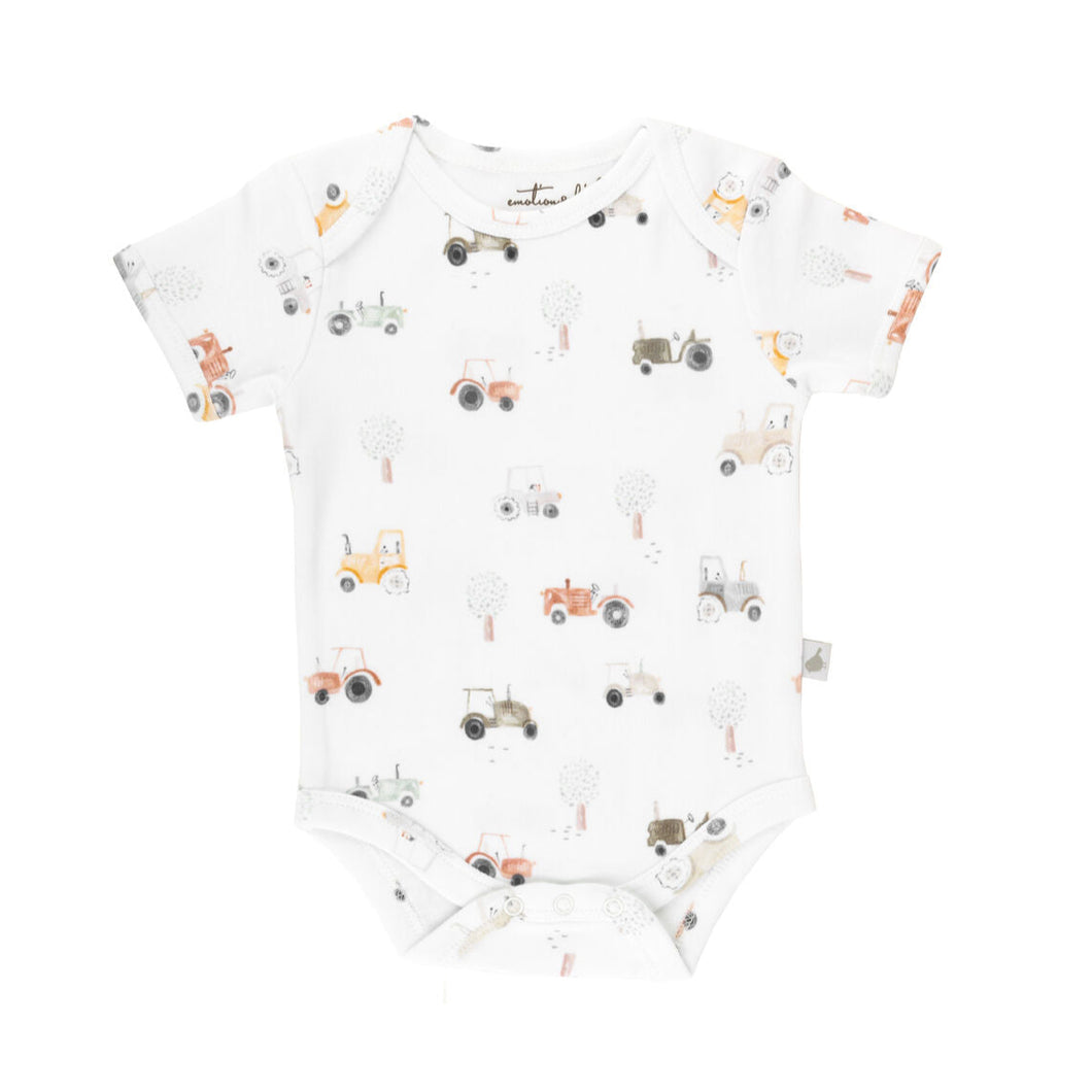 Tractor Organic Cotton Onesie