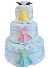 Load image into Gallery viewer, 3 Tier Bronze Little Lady Nappy Cake