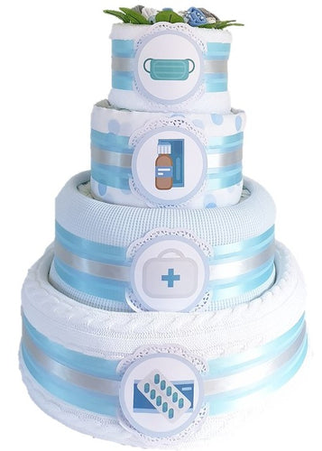 4 Tier Essential Services Nappy Cake