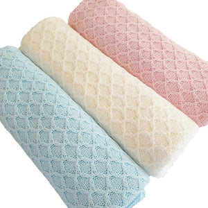 Classic Cotton Knitted Baby Blanket