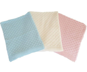 Classic Cotton Knitted Baby Blanket