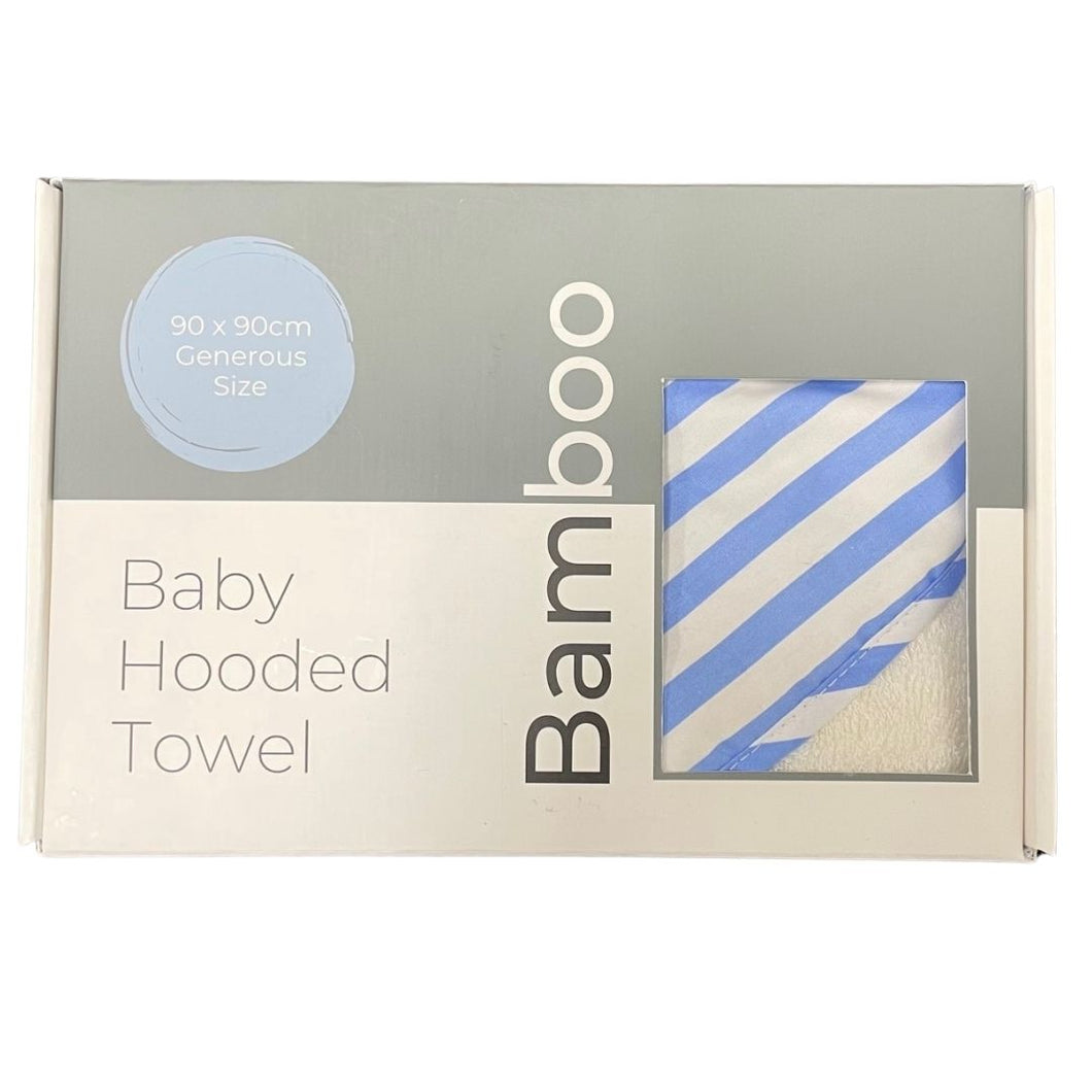 Bamboo Hooded Towel - Blue