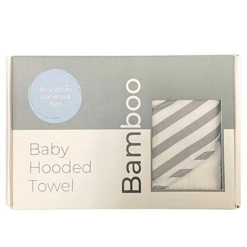 Bamboo Hooded Towel - Grey