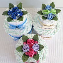 Load image into Gallery viewer, 2 Tier Bronze Nappy Cake