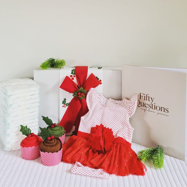 Gift Box - Baby's First Christmas Hamper - Deluxe Girls