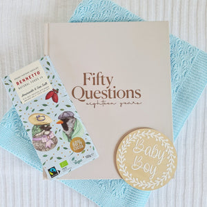 Keepsake Baby Book - Fifty Questions Eighteen Years